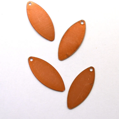 120# Elliptic copper blank - 24 Gauge, Solid