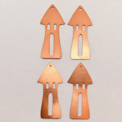 228# House copper blank - 24 Gauge, Solid