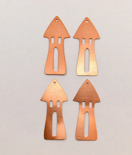 228# House copper blank - 24 Gauge, Solid