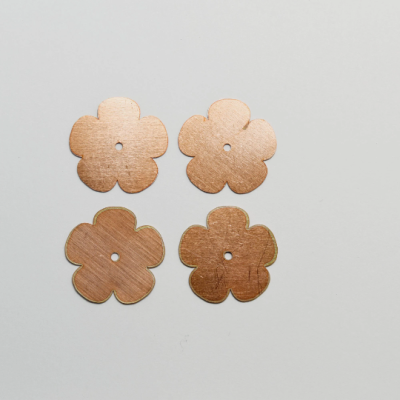 231# Flower copper blank, 24 copper blank