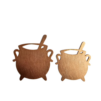 Copper - 414# Halloween pot copper blank - 24 Gauge, raw Solid