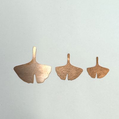 Copper - 261# leaf copper blank , stamped enamel , solid copper, stamping blank, personalized , copper blank, raw copper