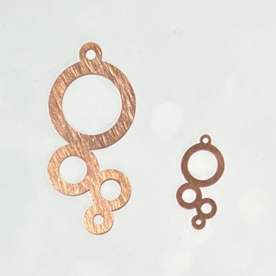 Copper - 373# Circles copper blank 24 Gauge, Solid