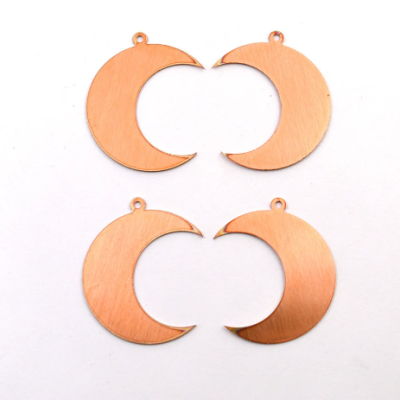 Copper - 178# Moon copper blank - 24 Gauge, Solid