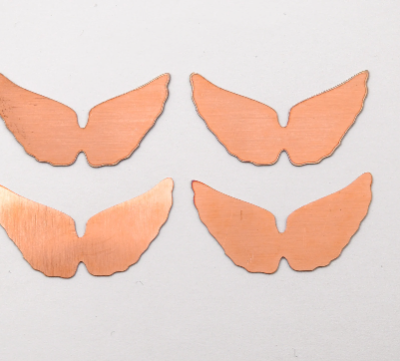 Copper - 217# Wing copper blank - 24 Gauge, Solid