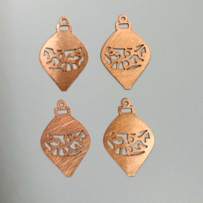 Copper - 315# Ornament copper blank , stamped enamel , solid copper, stamping blank, personalized copper blank, raw copper
