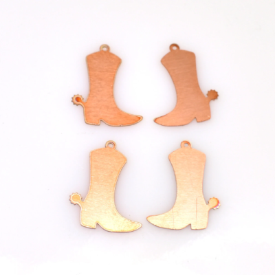 Copper - 375# Cowboy Boots copper blank 24 Gauge, Solid