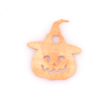 Copper - 407# Halloween pumpkin copper blank - 24 Gauge, Solid
