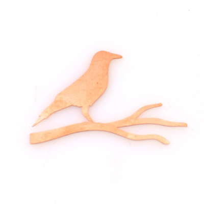 Copper - 409# Halloween crow copper blank - 24 Gauge, raw Solid