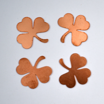 641# Leaf copper blank - 24 Gauge, raw Solid