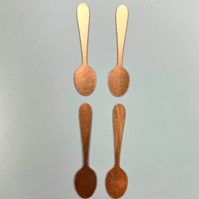 Copper - 719# New - Tea Spoon Copper blank , stamped enamel , solid copper, stamping blank, personalized copper blank, raw copper Active Restock requests: 0