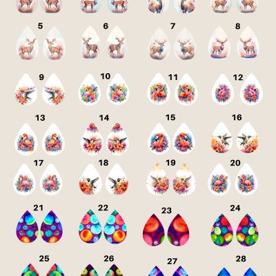 Drop Ceramic decals - Enamel Decal - Fusible Decal - Glass Fusing Decal ~ Waterslide Decal 4121