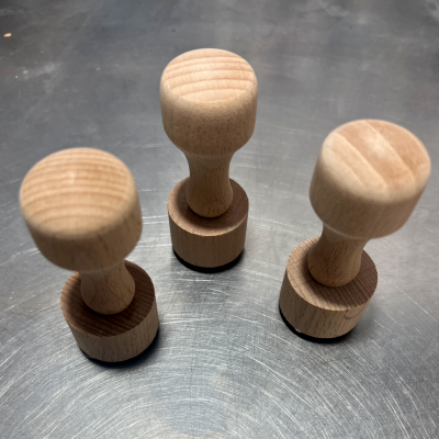 Stamp With Wood Holder