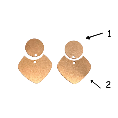 #900 Abstract Copper Blanks