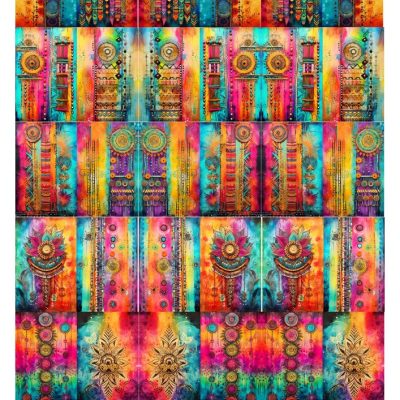 Ceramic decals - Enamel Decal - Fusible Decal - Glass Fusing Decal ~ Waterslide Decal 40055