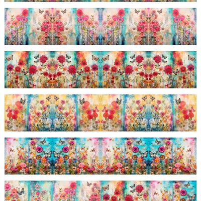 Ceramic decals - Enamel Decal - Fusible Decal - Glass Fusing Decal ~ Waterslide Decal 40056