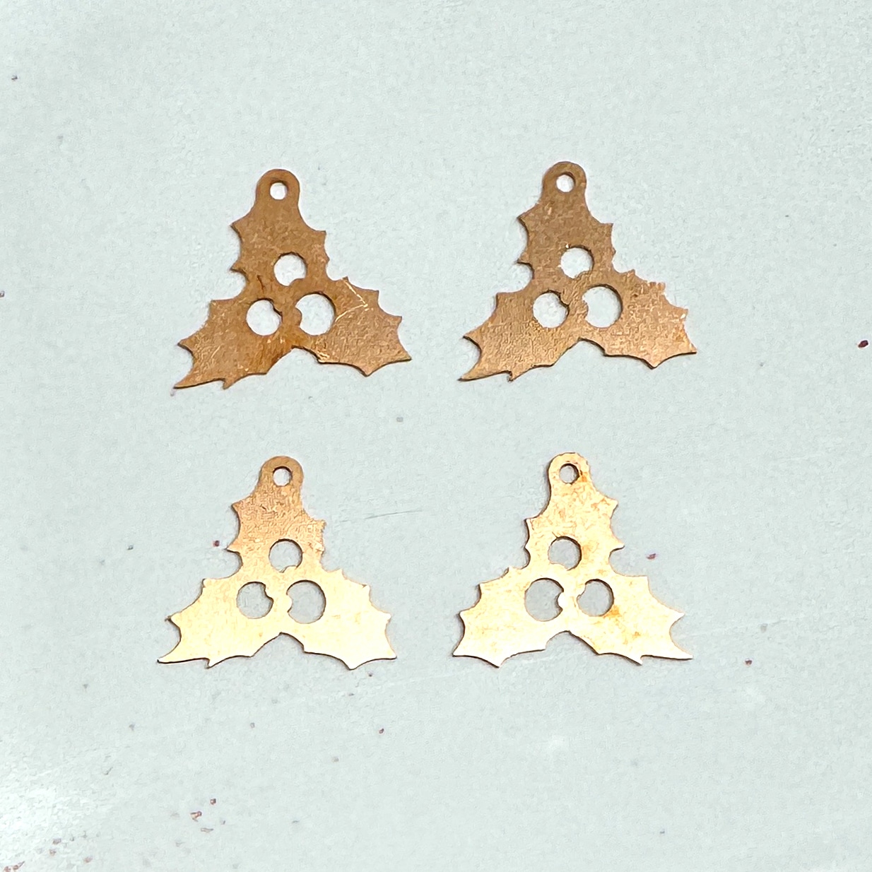 896# Leaf copper blank - 24 Gauge, raw Solid