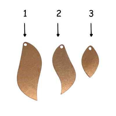 #899 Abstract Copper Blanks