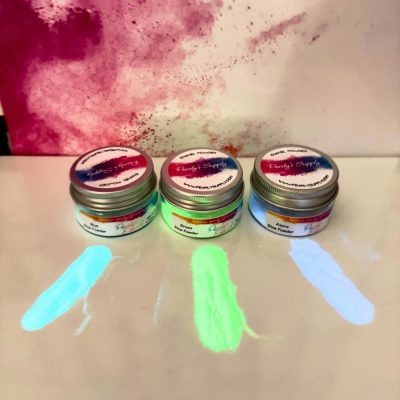 Glow Powders - Green, Blue, Azore, 28 grams - 1 oz