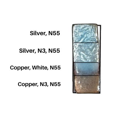 Pearly's Enamel Powder No. N55  NINOMIYA Transparent Very Pale Water Blue 1oz. (28gr.) Great for torch/kiln/Cloisonné and Wet Packing Enameling