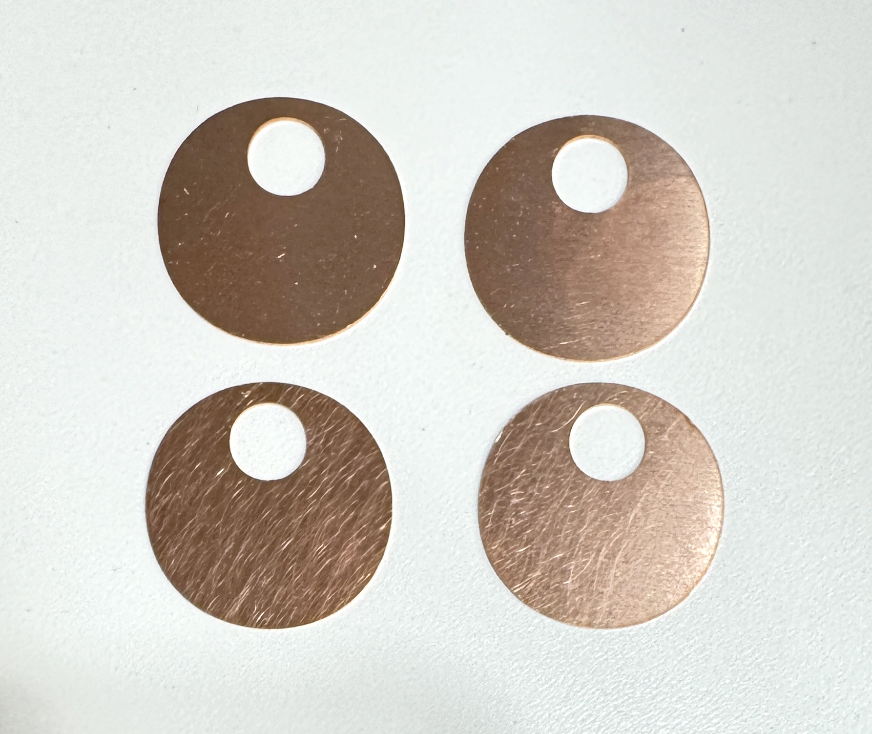 917# Round Copper Blank - 24 Gauge, raw Solid - Image 2