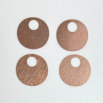 917# Round Copper Blank - 24 Gauge, raw Solid