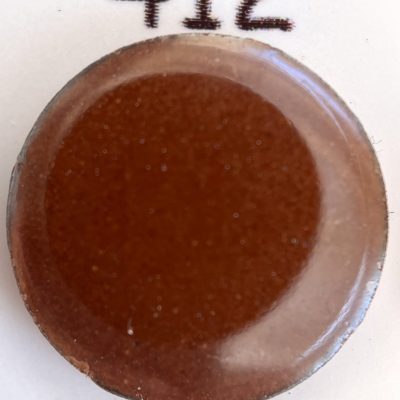 New, Pearly's Enamel Powder No. 412 Opaque Rich Terracotta 3 oz. (85gr.) Great for torch/kiln/Cloisonné and Wet Packing Enameling