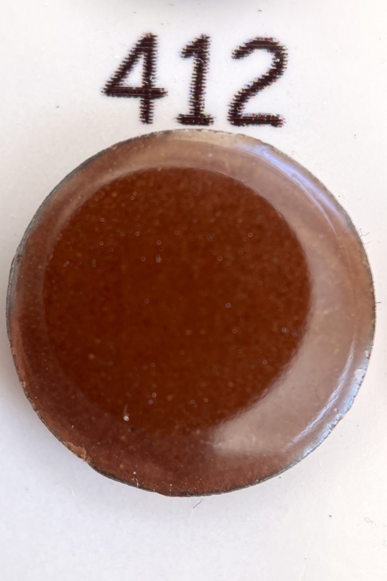 New, Pearly's Enamel Powder No. 412 Opaque Rich Terracotta 3 oz. (85gr.) Great for torch/kiln/Cloisonné and Wet Packing Enameling