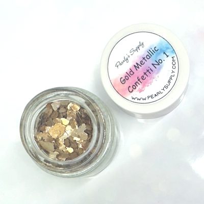 Gold and Silver Metallic Confetti for Enamel, Resin, and Jewelry Making – Sparkling Gold Flakes for Kiln and Torch Firing