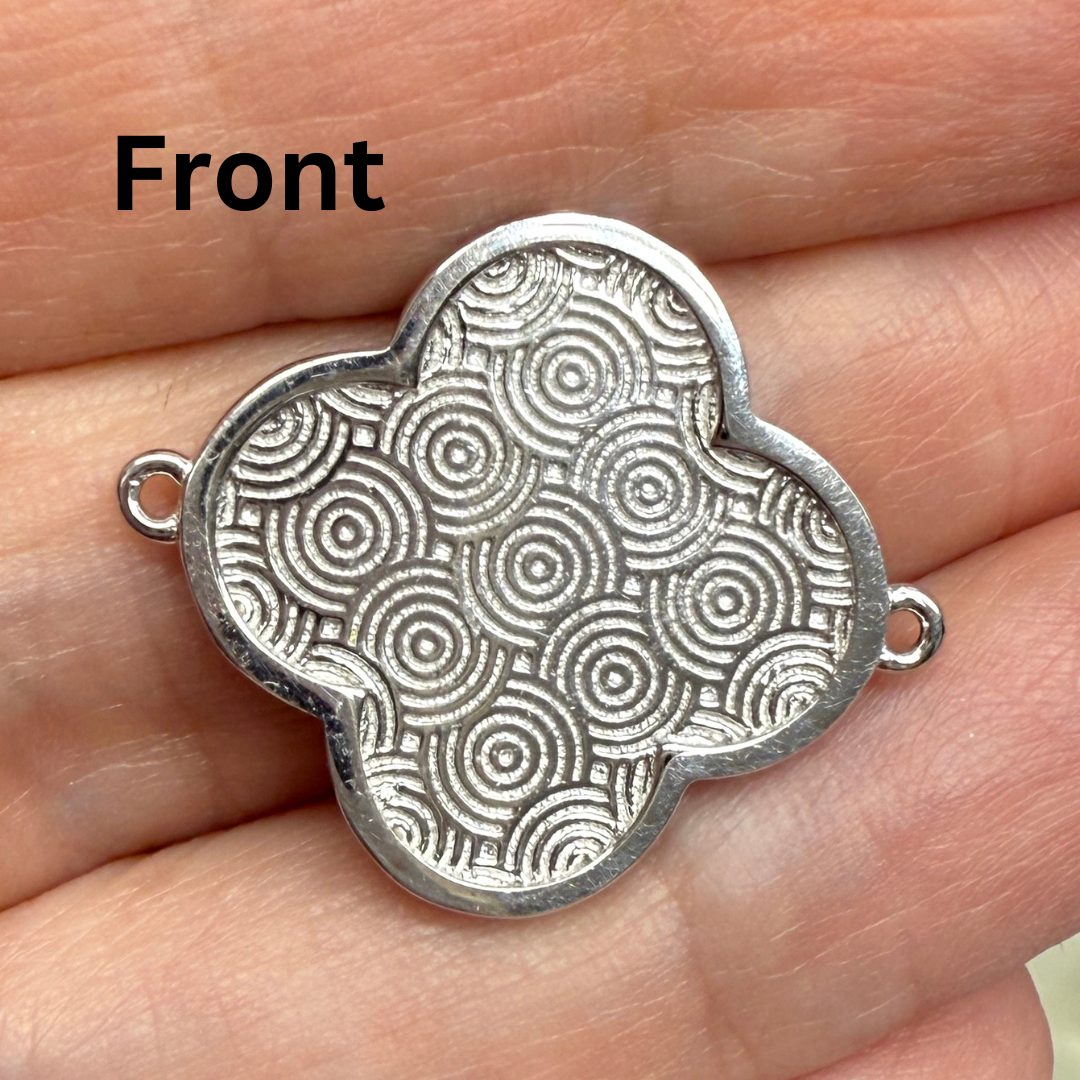 Fine Silver 999 Clover Blanks for Enameling - Just Need To Add Enamel - Image 3