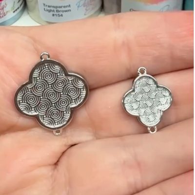 Fine Silver 999 Clover Blanks for Enameling - Just Need To Add Enamel