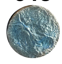 New Pearly's Enamel Powder #613 Transparent Lead-Free Light Aqua 1oz (28gr.) Great for torch/kiln/Cloisonné and Wet Packing Enameling