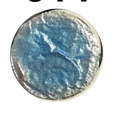 New Pearly's Enamel Powder #614 Transparent Free-Lead Sea Water 1oz (28gr.) Great for torch/kiln/Cloisonné and Wet Packing Enameling