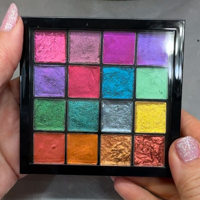 New - Metallic Paints LEAD FREE – 16 Stunning Metallic Shades for Your Creative Projects! - For Kiln or Torch